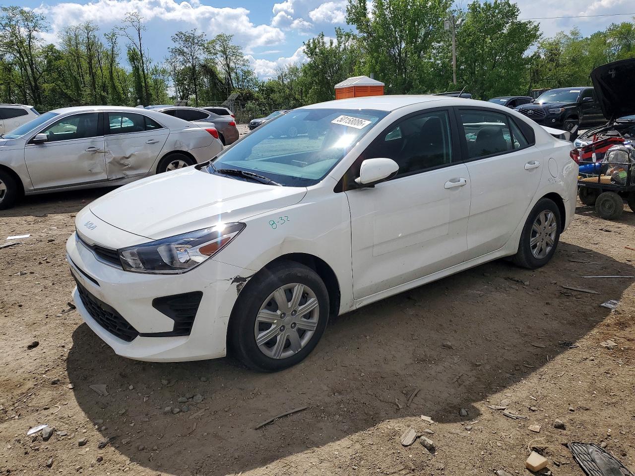 2023 Kia Rio S, VIN 3KPA24AD9PE574444 — Rear end