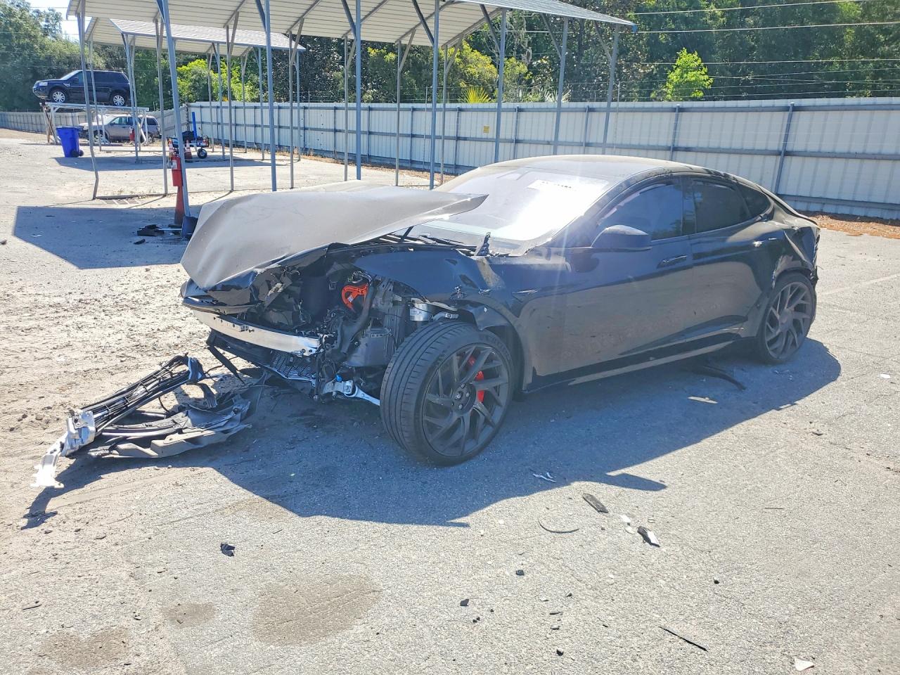 2026 Tesla Model S Plaid, VIN 5YJSA1E66TF562497 — Front end