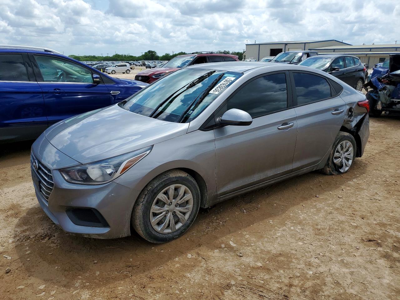 2022 Hyundai Accent SE, VIN 3KPC24A6XNE186873 — Rear end