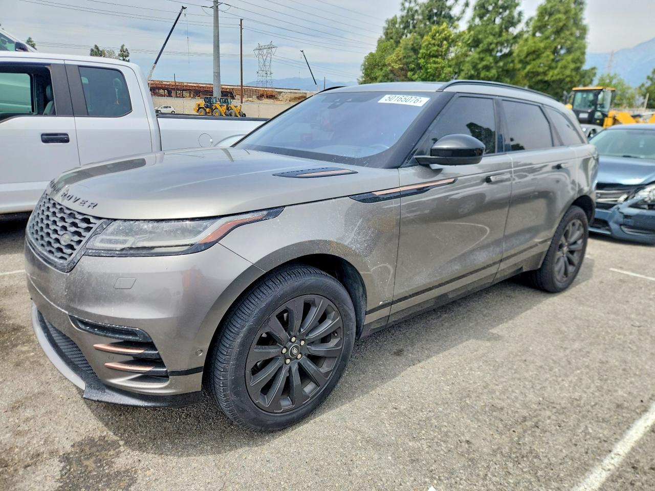 2018 Land Rover Range Rover Velar R-Dynamic SE, VIN SALYL2RX1JA743762 — Engine fire