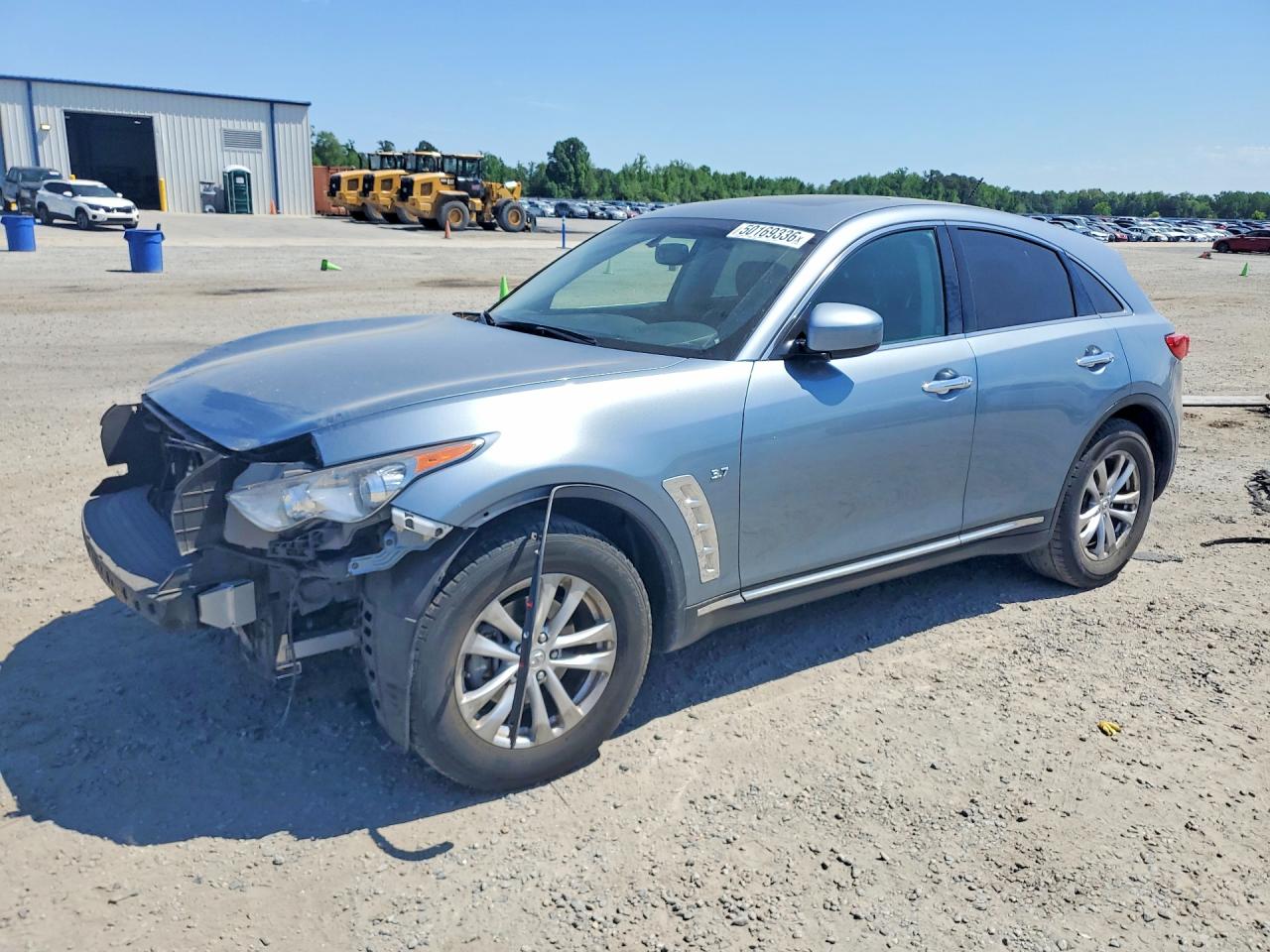 2017 Infiniti QX70, VIN JN8CS1MW1HM415073 — Front end