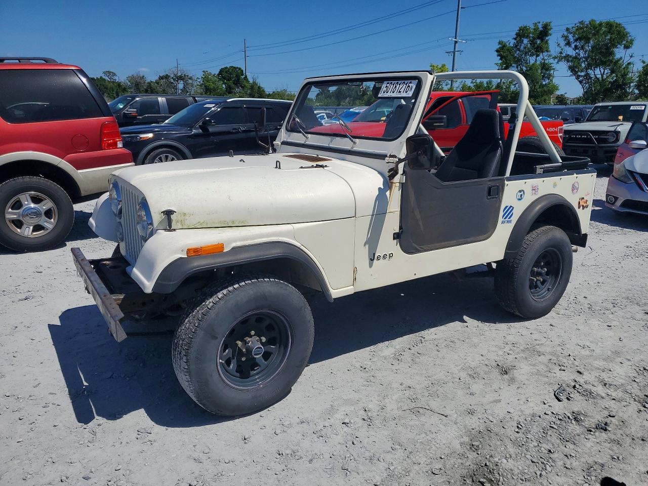 1985 Jeep CJ, VIN 1JCUM87A4FT065622 — Механическое