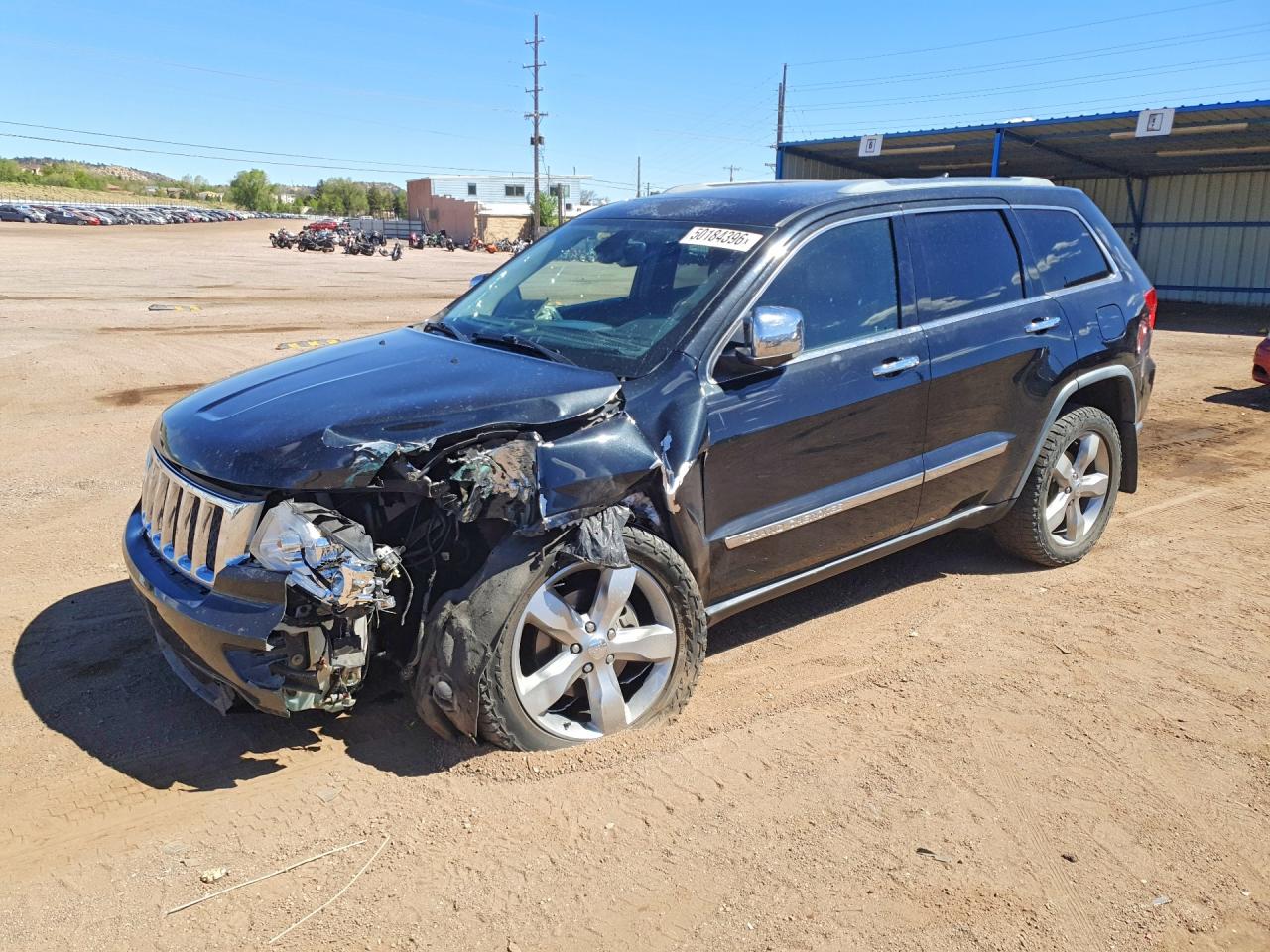 2011 Jeep Grand Cherokee Overland, VIN 1J4RR6GG1BC624680 — Front end