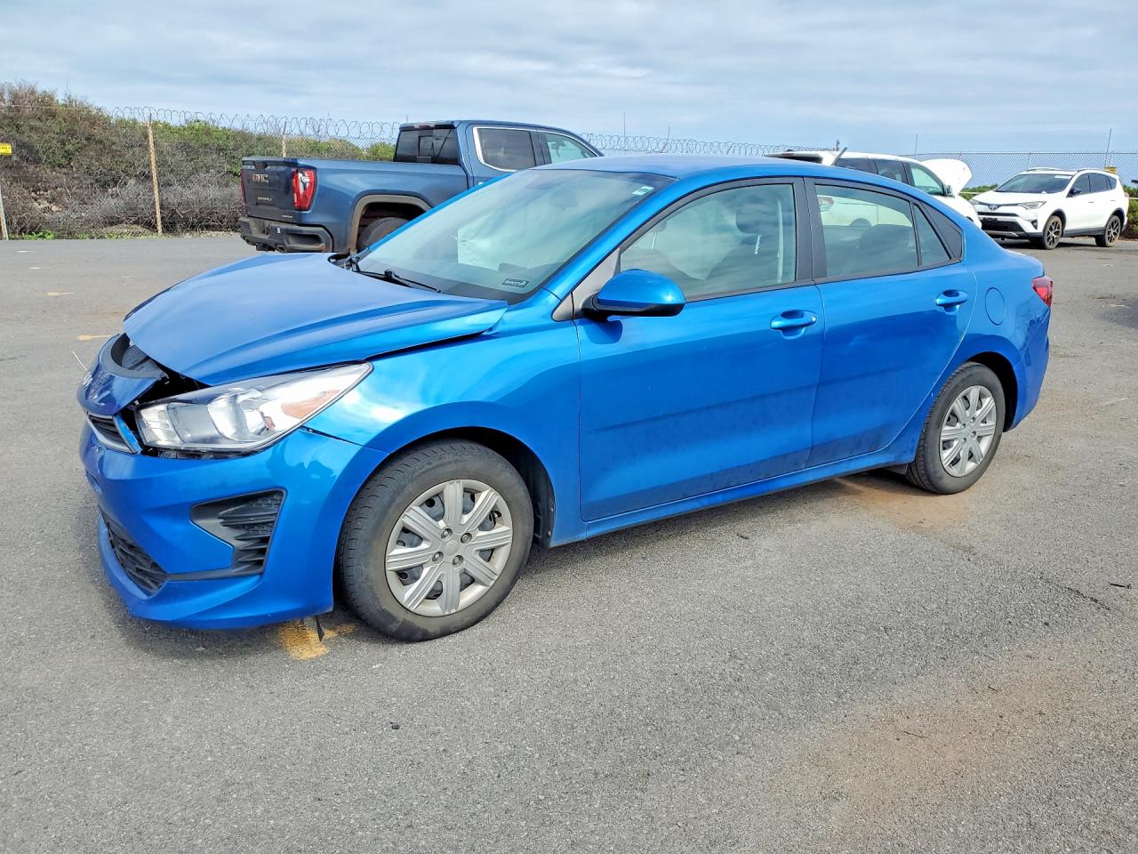 2023 Kia Rio S, VIN 3KPA24AD2PE525165 — Front end