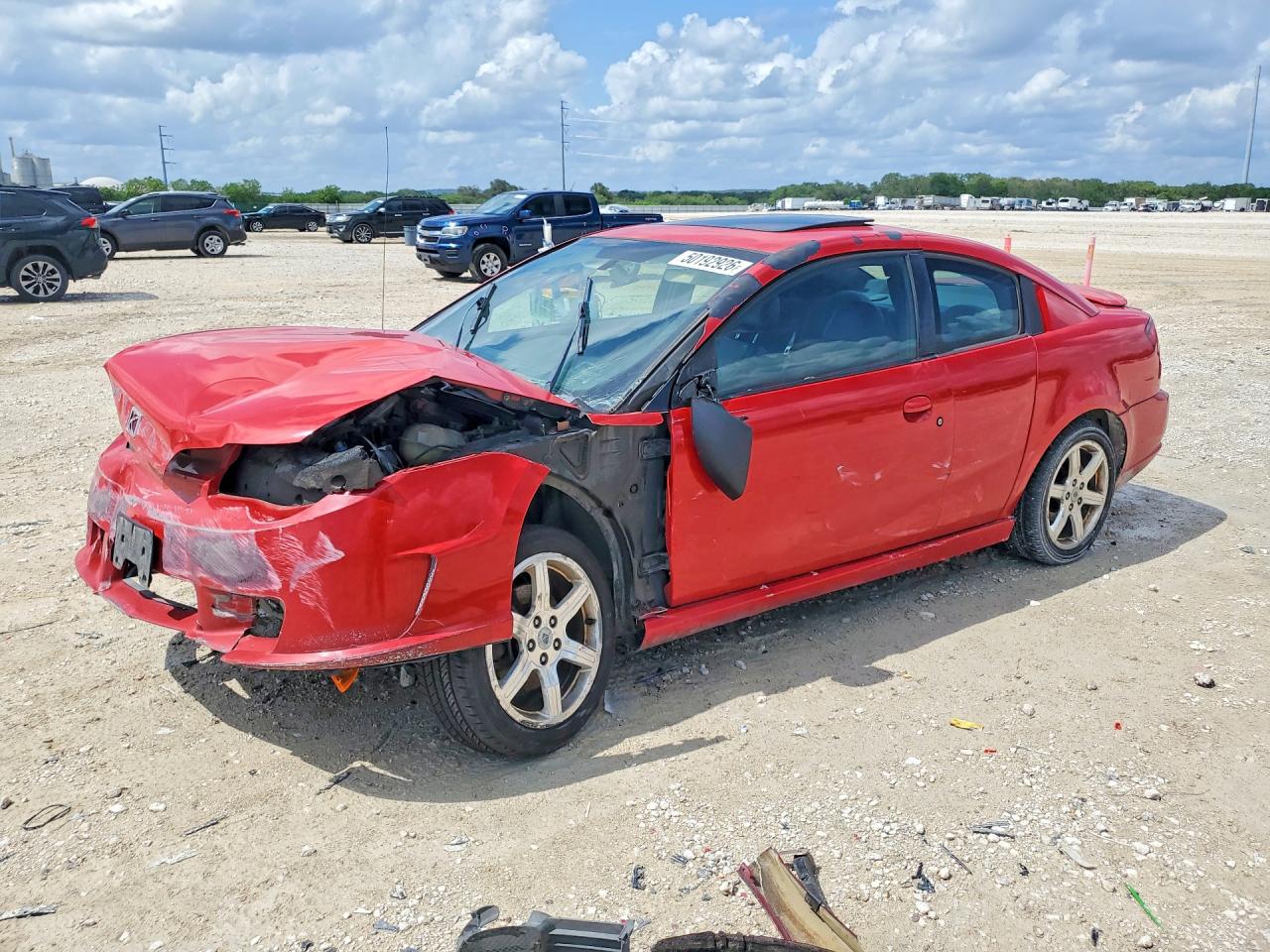 2005 Saturn ION, VIN 1G8AY12P65Z166372 — Front end