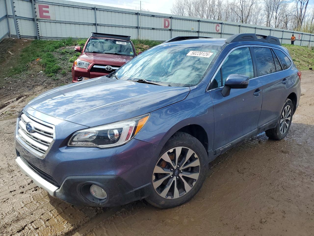 2016 Subaru Outback Limited, VIN 4S4BSBNC1G3243967 — Front end
