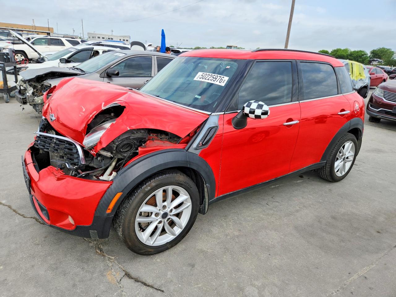 2012 MINI Countryman S, VIN WMWZC3C52CWL82697 — Front end