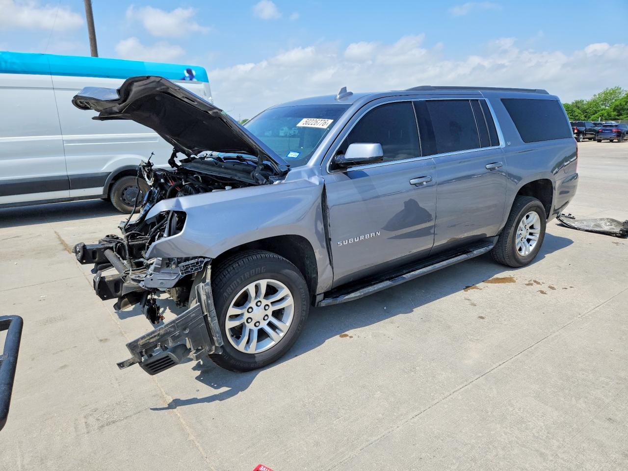 2020 Chevrolet Suburban LT, VIN 1GNSCHKC3LR120145 — Front end