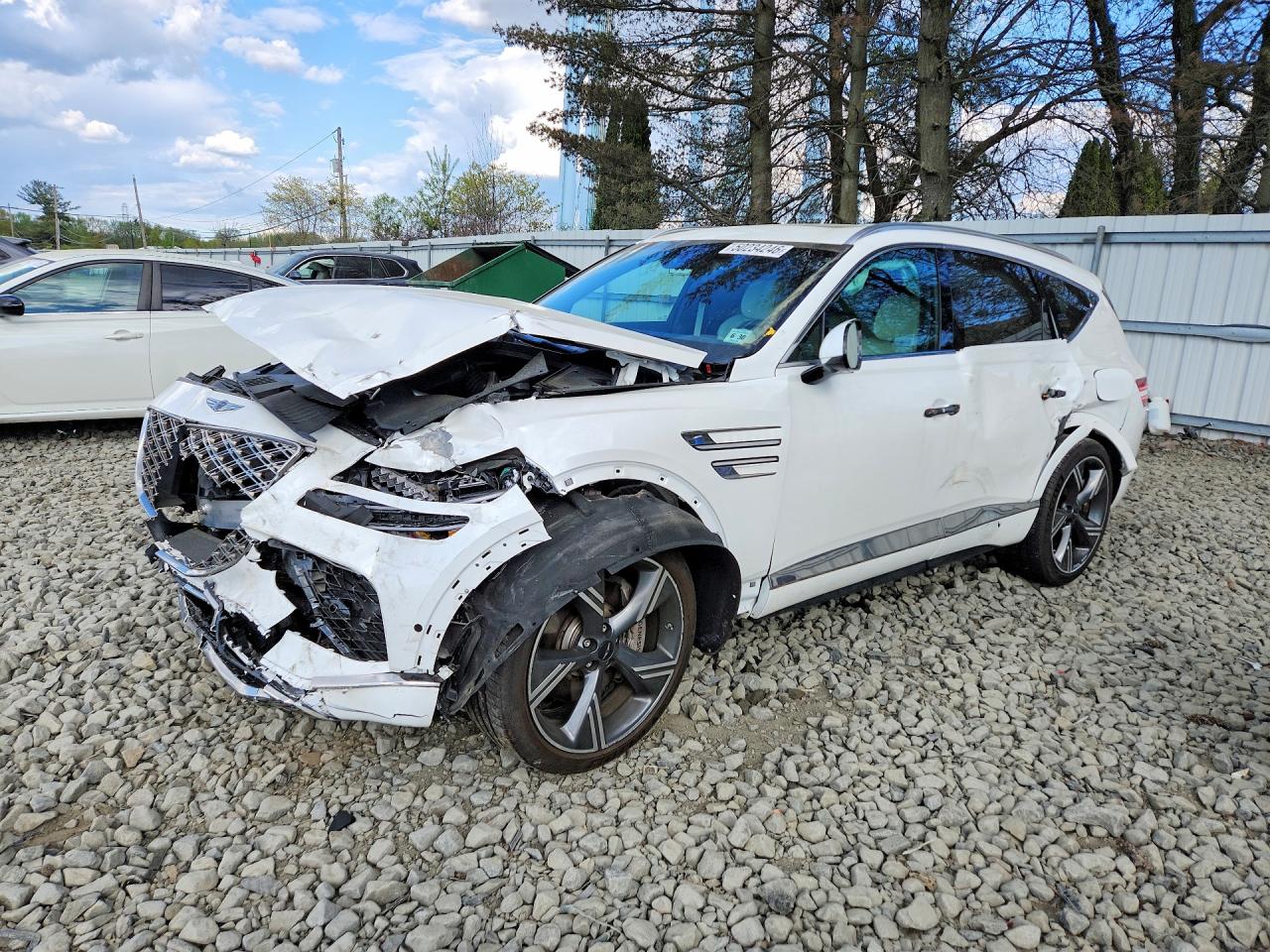 2025 Genesis GV80 Prestige, VIN KMUHEESC9SU273424 — Front end
