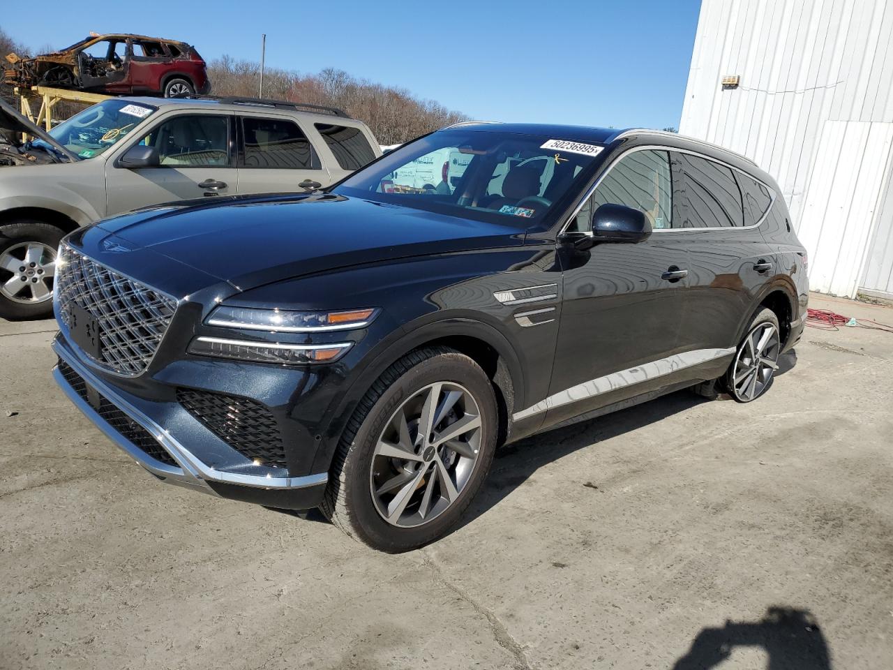 2025 Genesis GV80 Advanced, VIN KMUHDESC9SU214604 — Side
