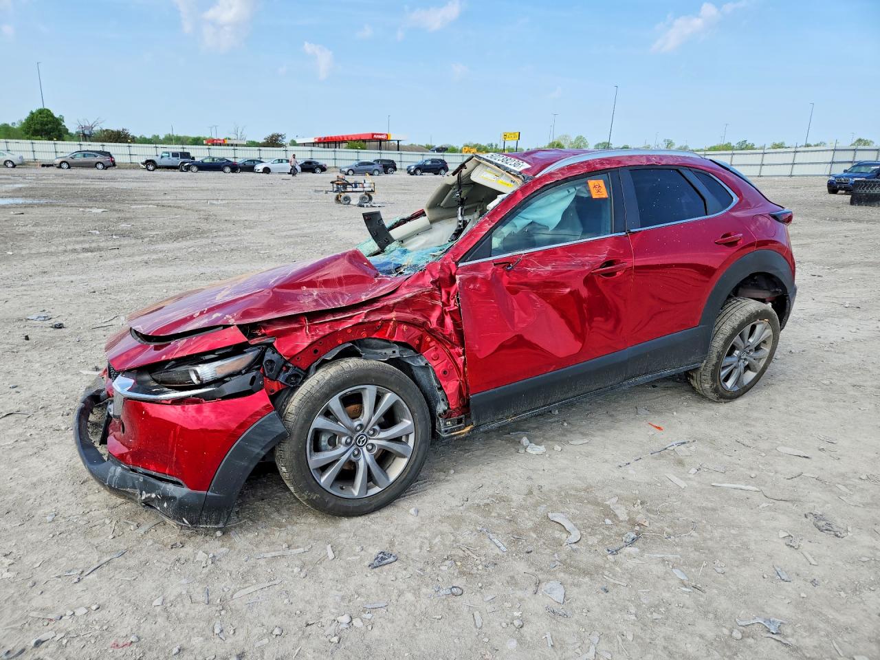 2022 Mazda CX-30 S Select, VIN 3MVDMBBL2NM437588 — Rollover