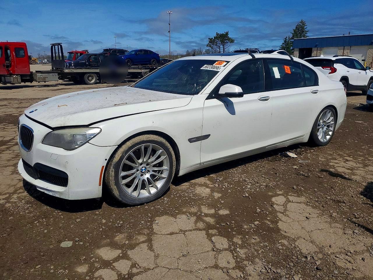 2013 BMW 7 Series 740Li xDrive, VIN WBAYF4C54DD281523 — Front end