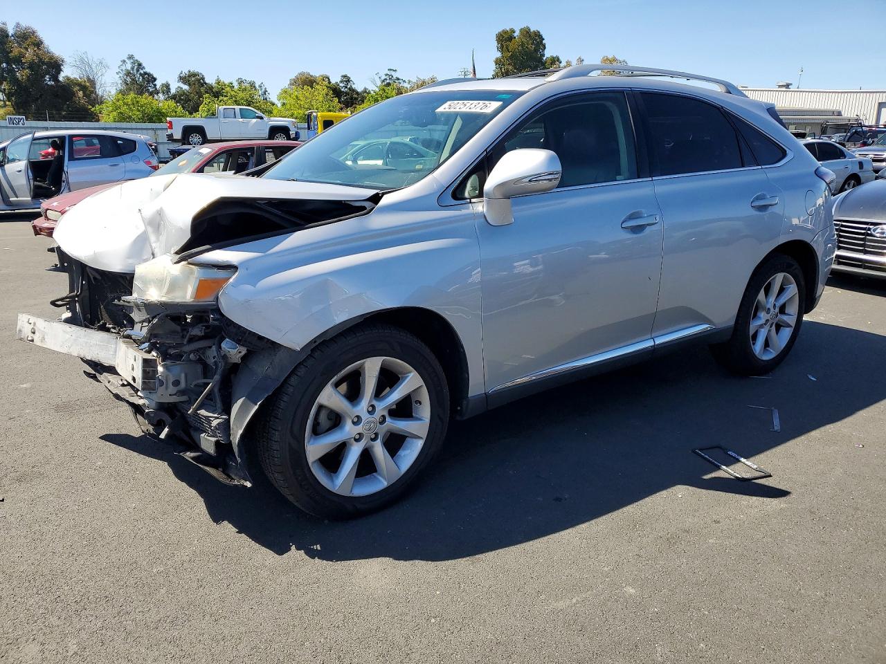 2010 Lexus RX 350, VIN 2T2BK1BAXAC023545 — Front end