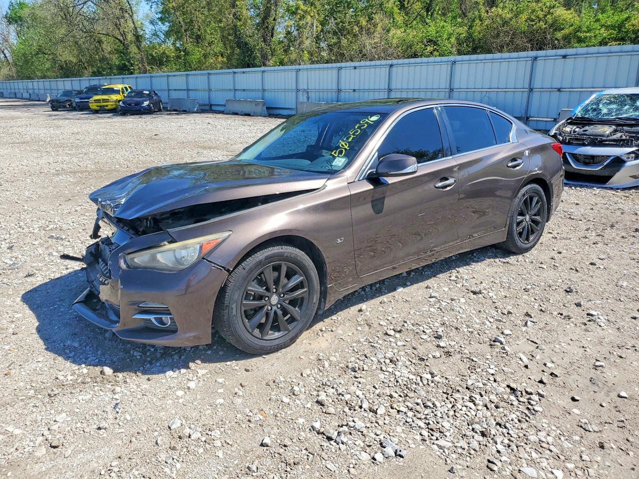 2014 Infiniti Q50 Premium, VIN JN1BV7AR0EM687984 — Biohazard / chemical