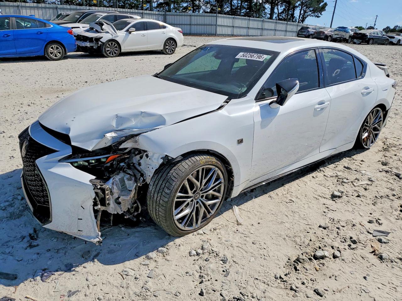 2022 Lexus IS 500 F Sport Performance Premium, VIN JTHAP1D25N5001767 — Бок