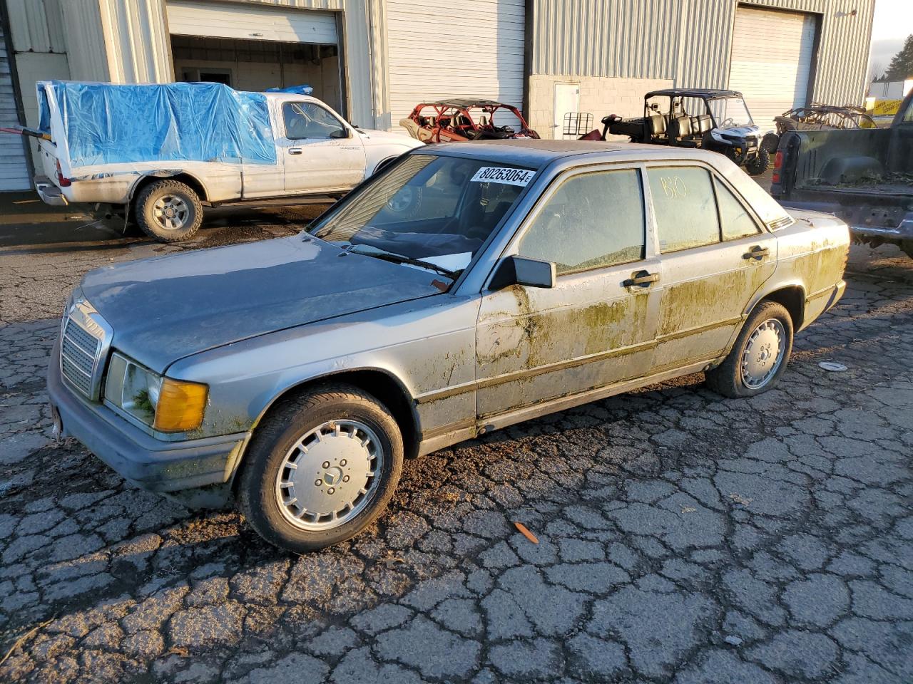 1986 Mercedes-Benz 190 E, VIN WDBDA24D8GF205157 — Normal wear