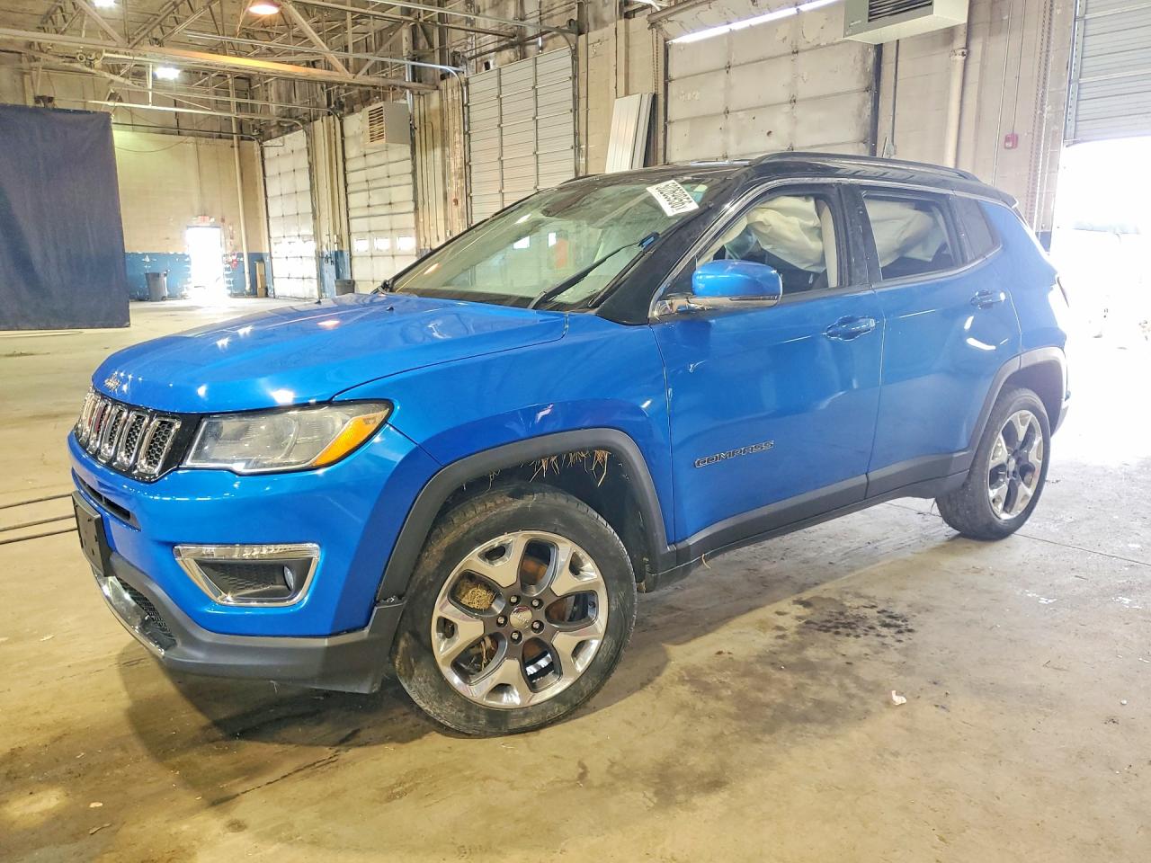 2020 Jeep Compass Limited, VIN 3C4NJDCB1LT101725 — Rollover