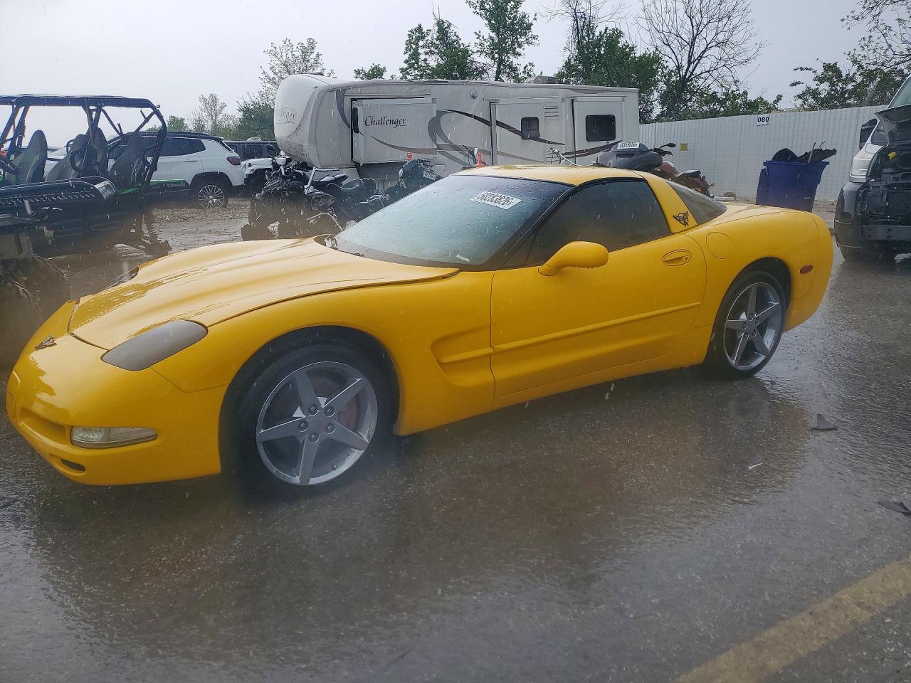 2002 Chevrolet Corvette, VIN 1G1YY22G225117725 — Side