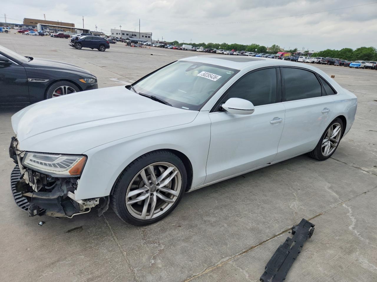 2015 Audi A8 3.0T, VIN WAU3GAFD2FN029453 — Front end