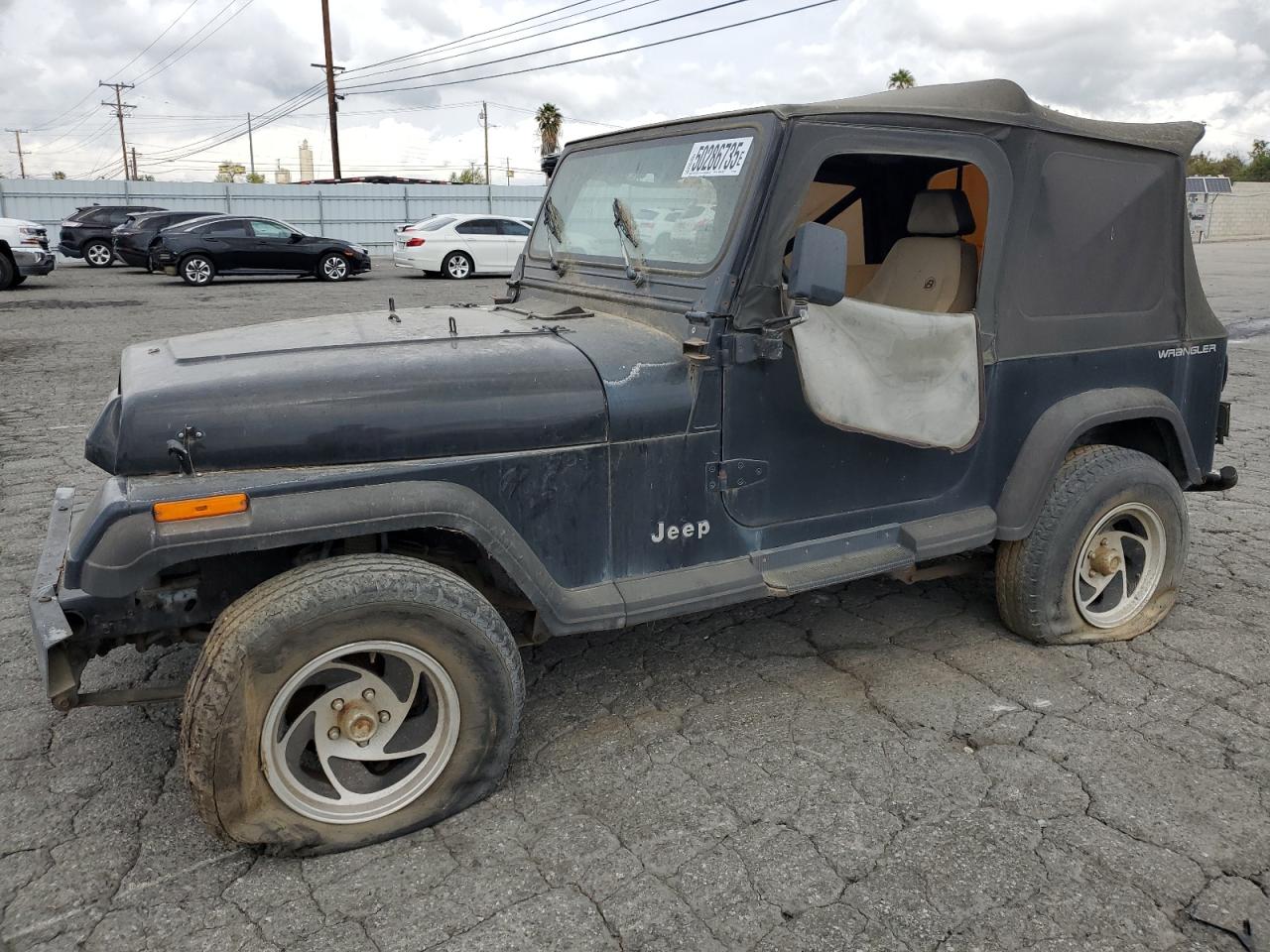 1993 Jeep Wrangler S, VIN 1J4FY19P3PP235044 — Minor dents and scratches