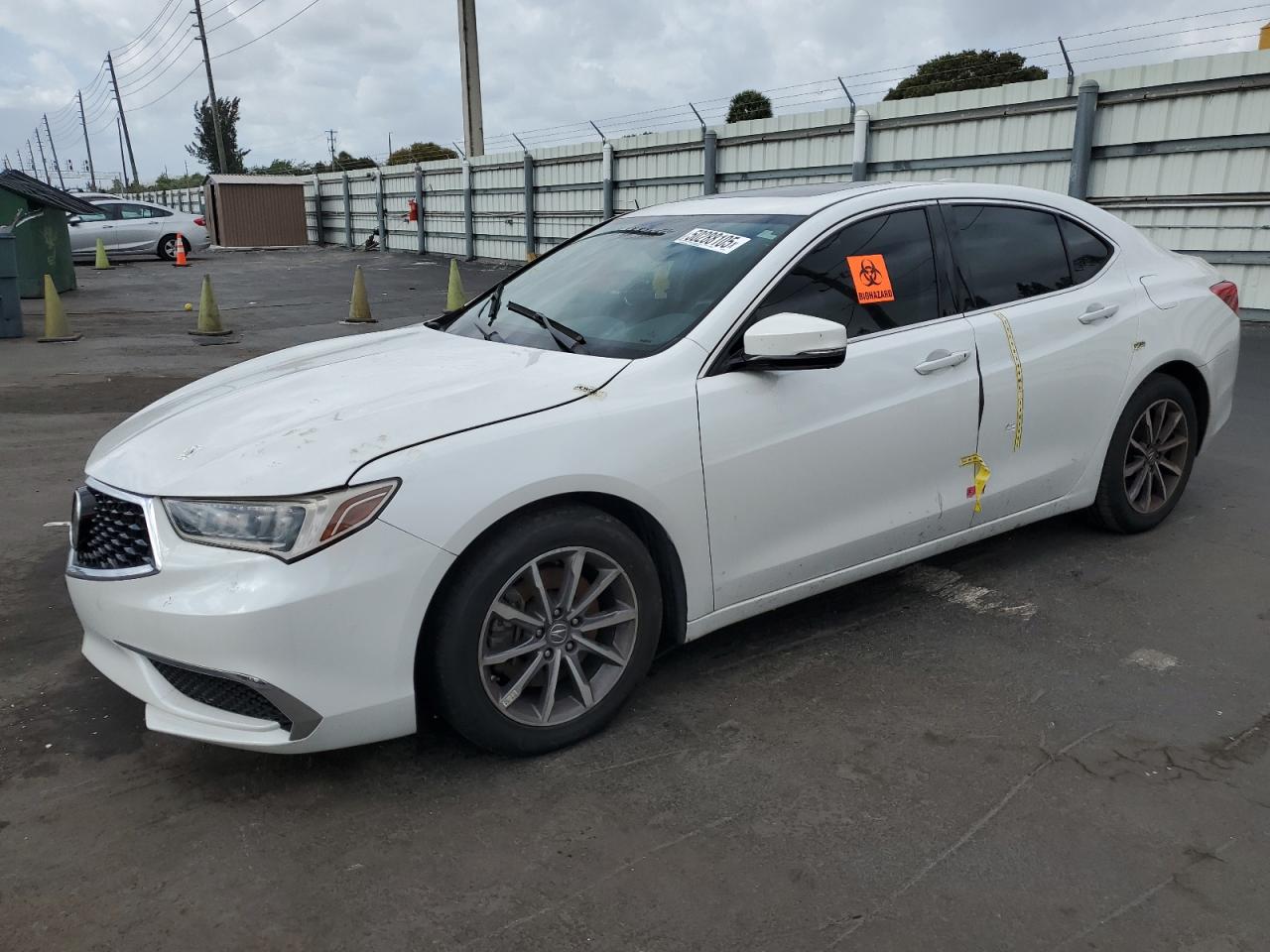 2020 Acura TLX, VIN 19UUB1F3XLA014927 — Biohazard / chemical