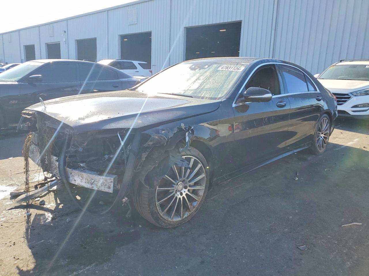 2017 Mercedes-Benz S 550, VIN WDDUG8CB6HA283685 — Front end