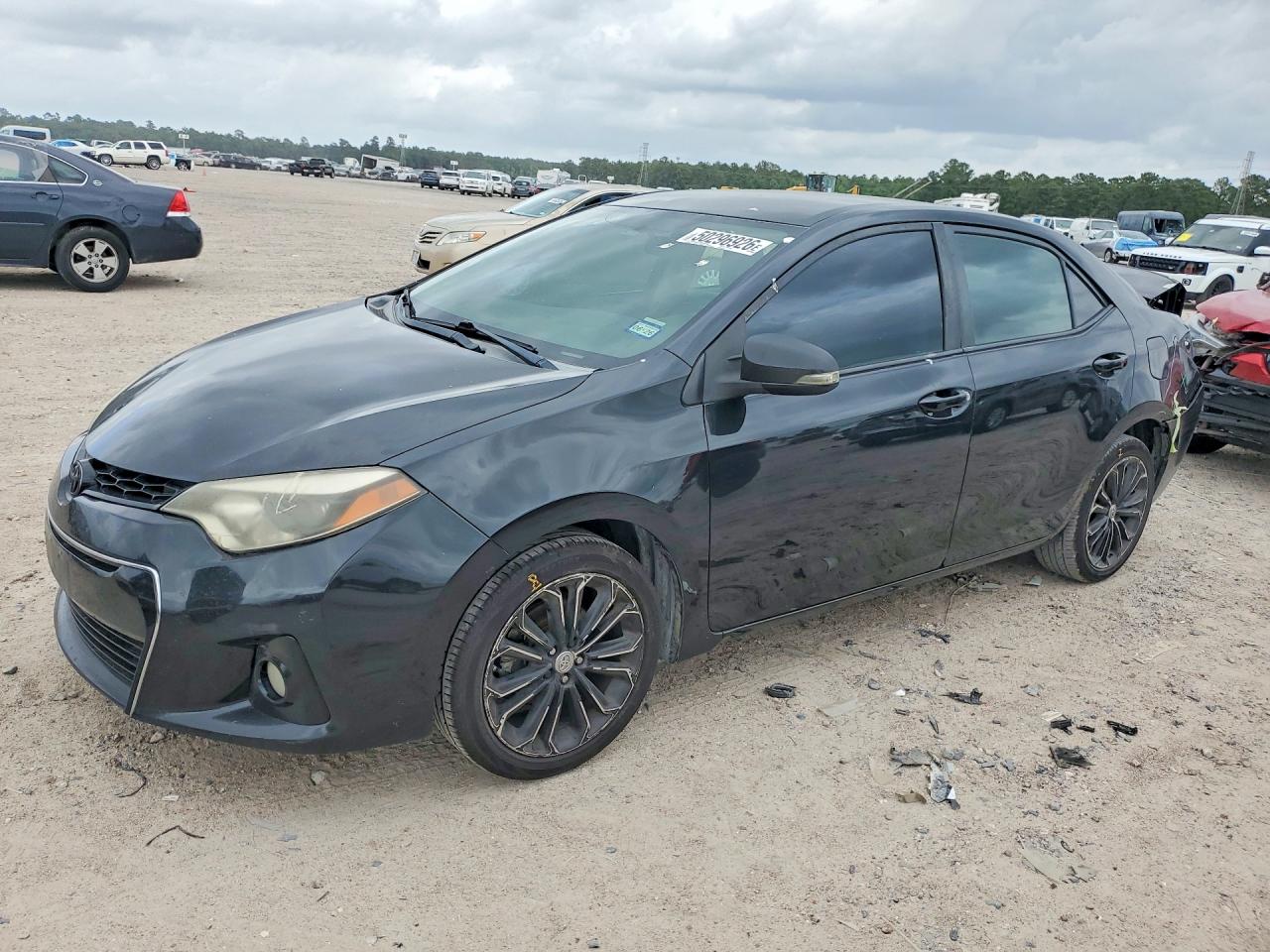 2014 Toyota Corolla S Plus, VIN 5YFBURHE9EP009178 — Rear end