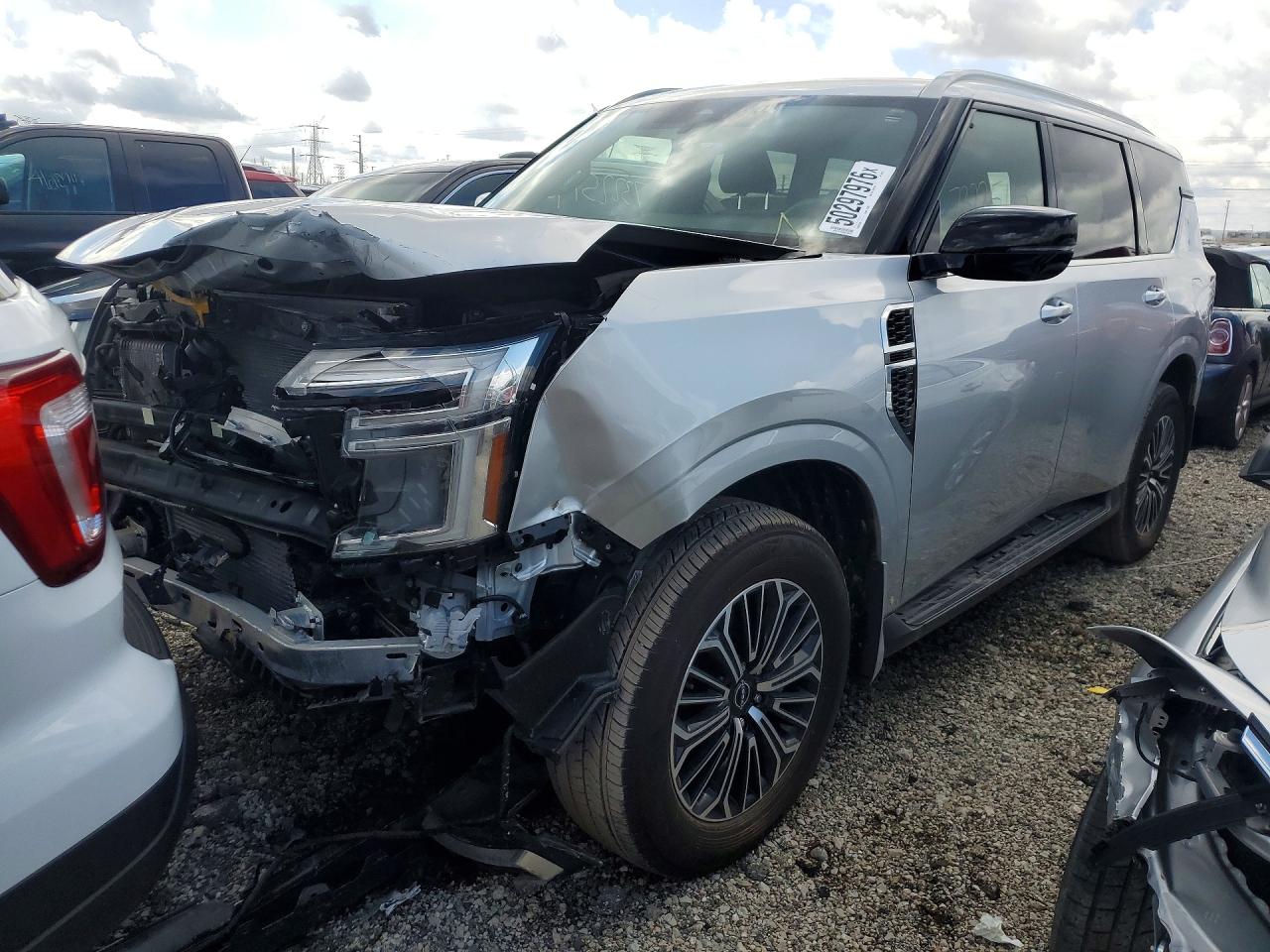 2025 Nissan Armada SL, VIN JN8AY3BB8S9100217 — Front end