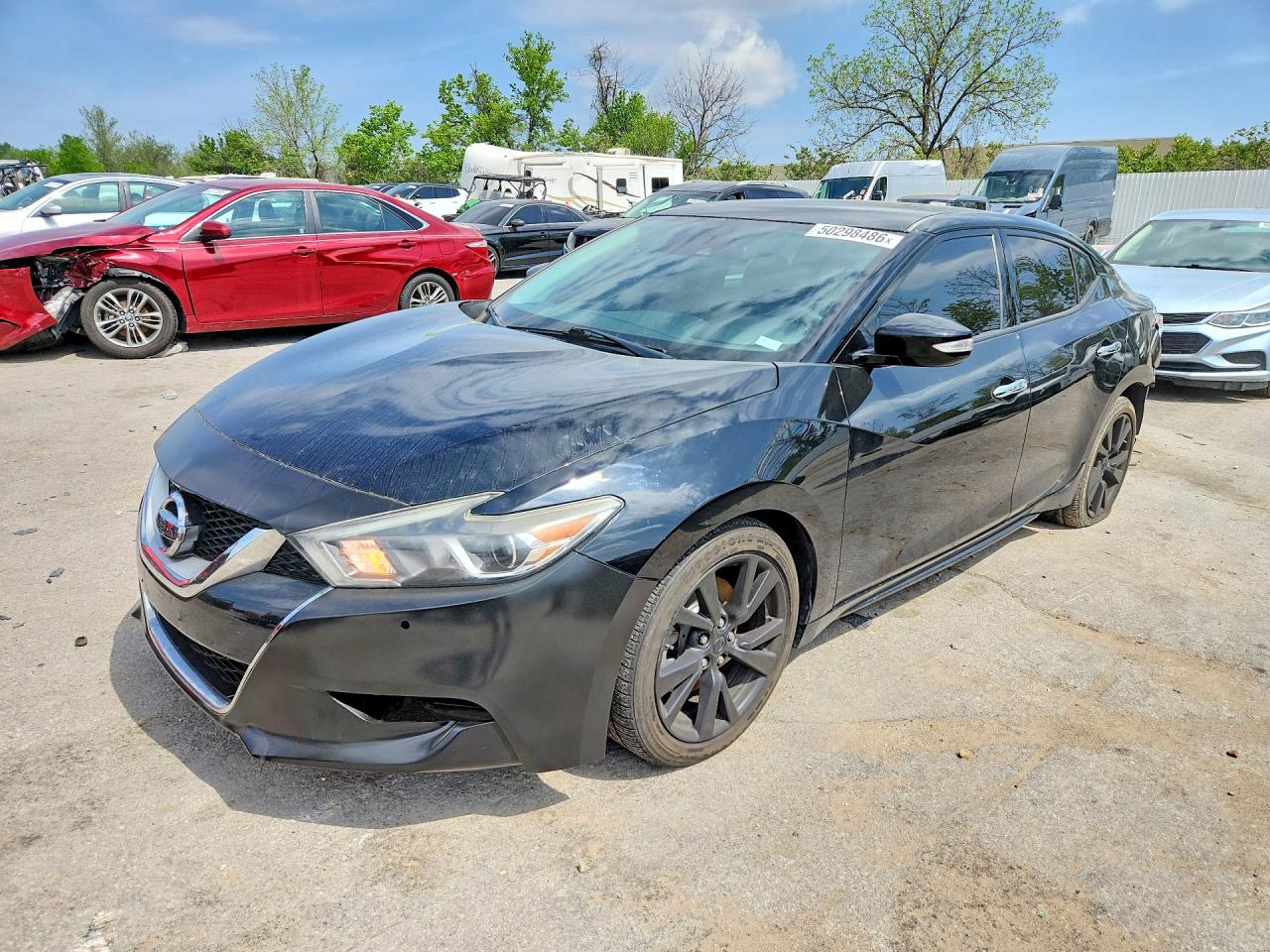 2021 Nissan Maxima SV, VIN 1N4AA6CV7MC507340 — Rear end