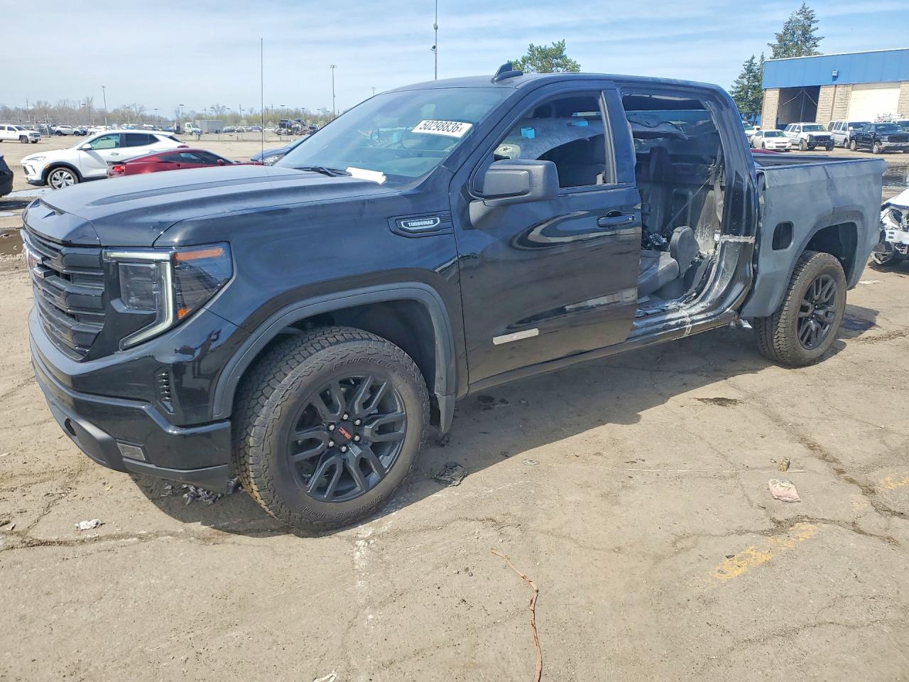 2025 GMC Sierra 1500 Elevation, VIN 3GTPUJEK7SG351439 — Stripped
