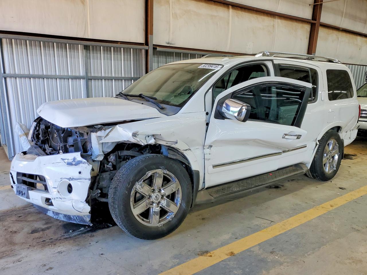 2012 Nissan Armada Platinum, VIN 5N1BA0NF3CN617494 — Front end
