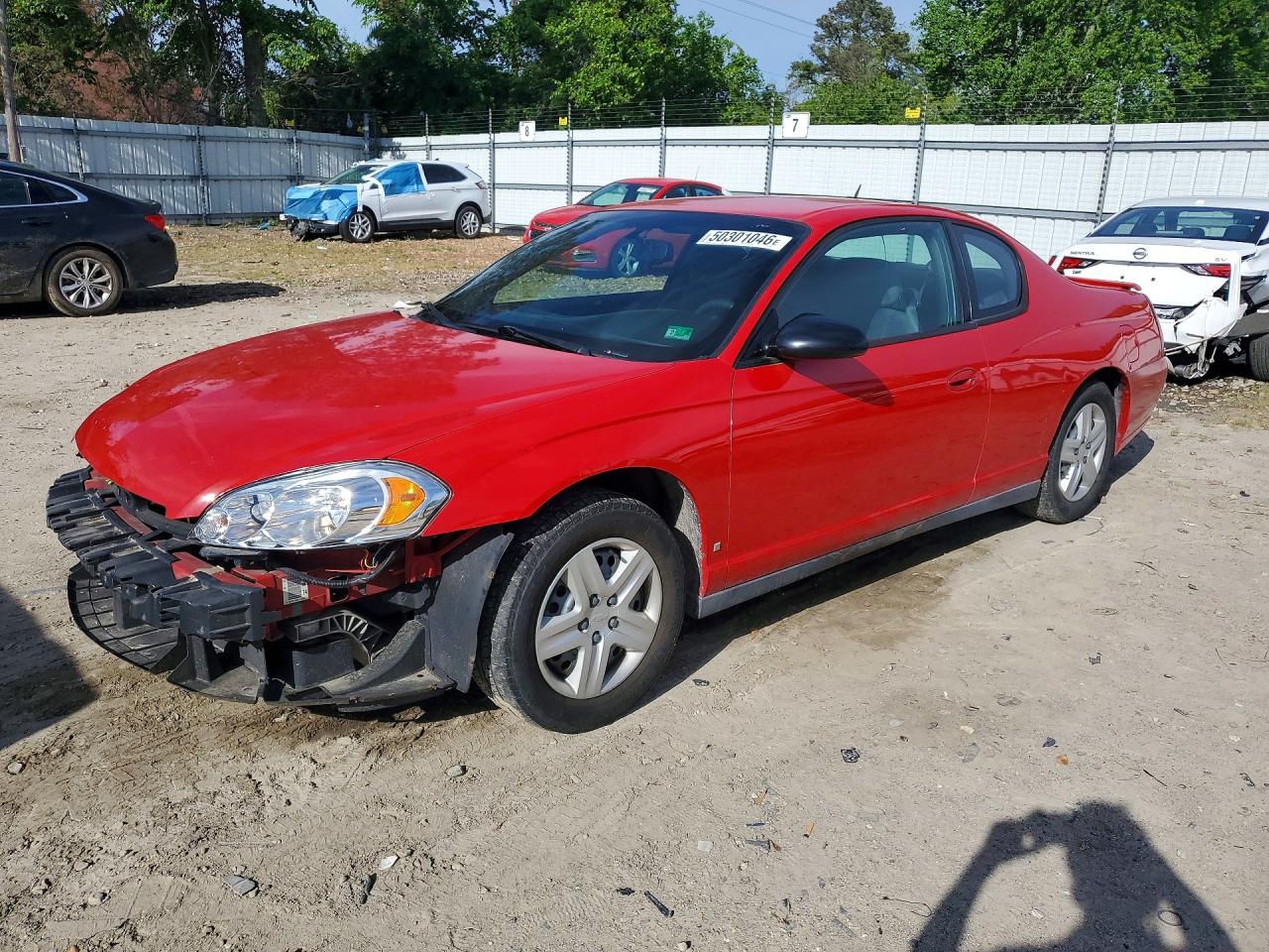 2006 Chevrolet Monte Carlo LS, VIN 2G1WJ15K869228388 — Front end