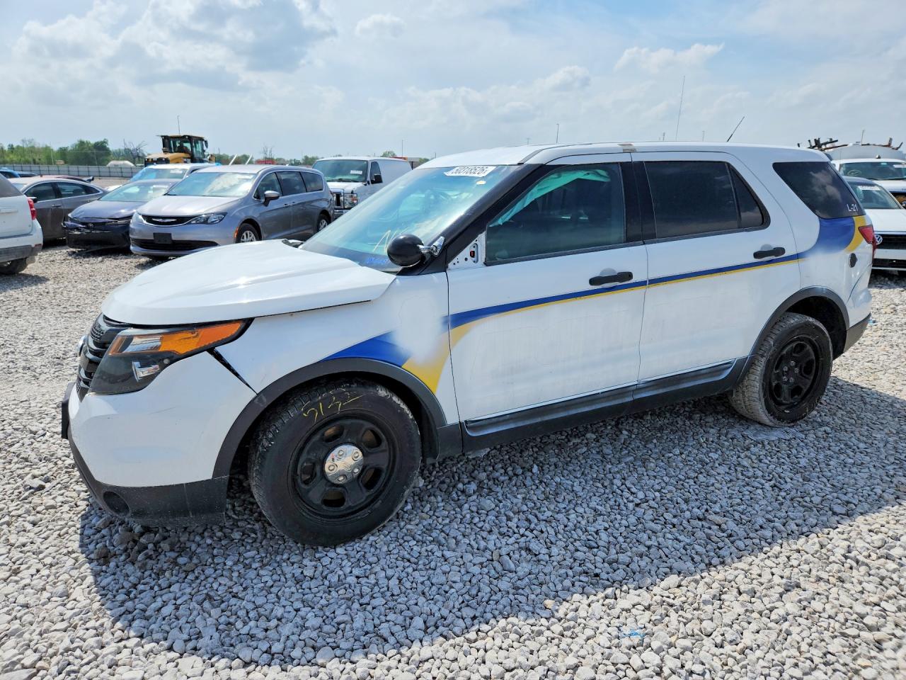 2015 Ford Police Interceptor Utility, VIN 1FM5K8AR4FGC41647 — Front end