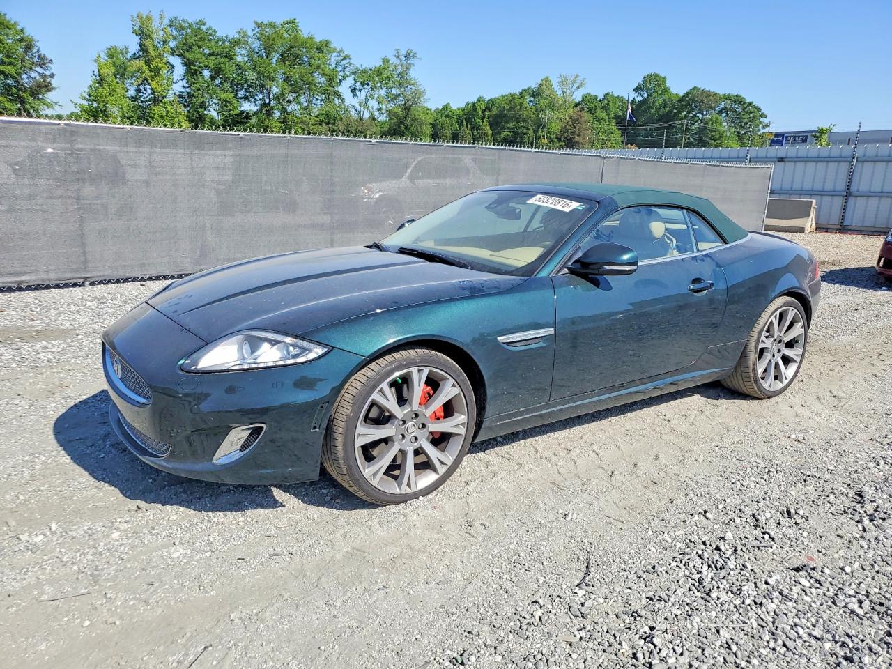 2013 Jaguar XK, VIN SAJWA4GB4DLB51695 — Side