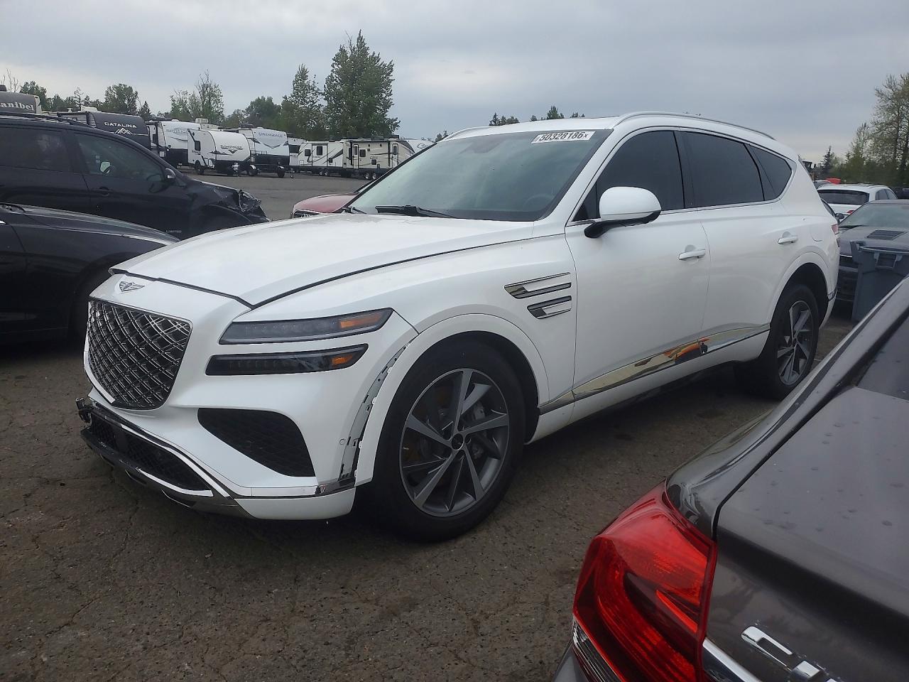 2025 Genesis GV80 Advanced, VIN KMUHDESC4SU215773 — Front end