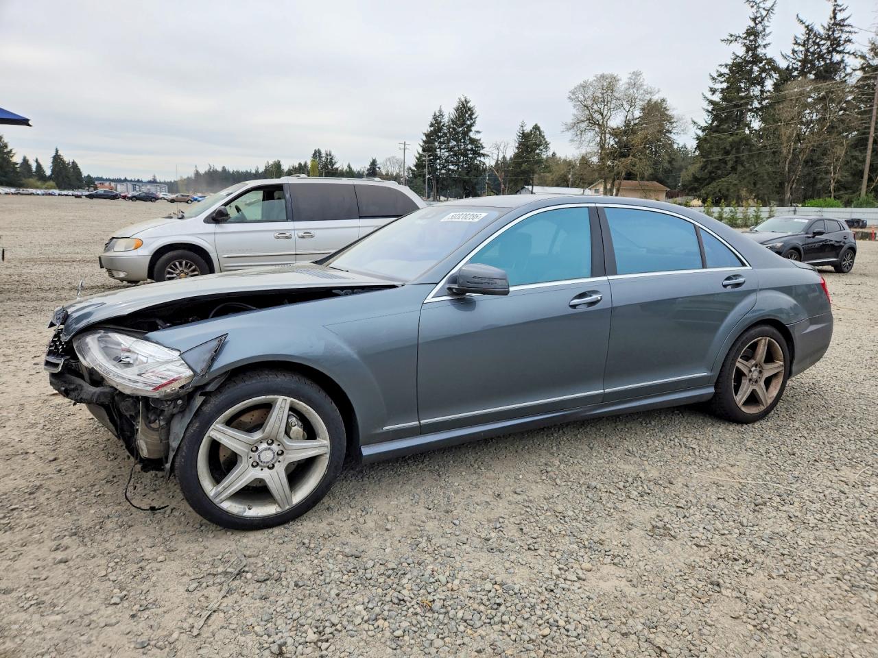 2010 Mercedes-Benz S 550, VIN WDDNG7BB6AA334351 — Front end