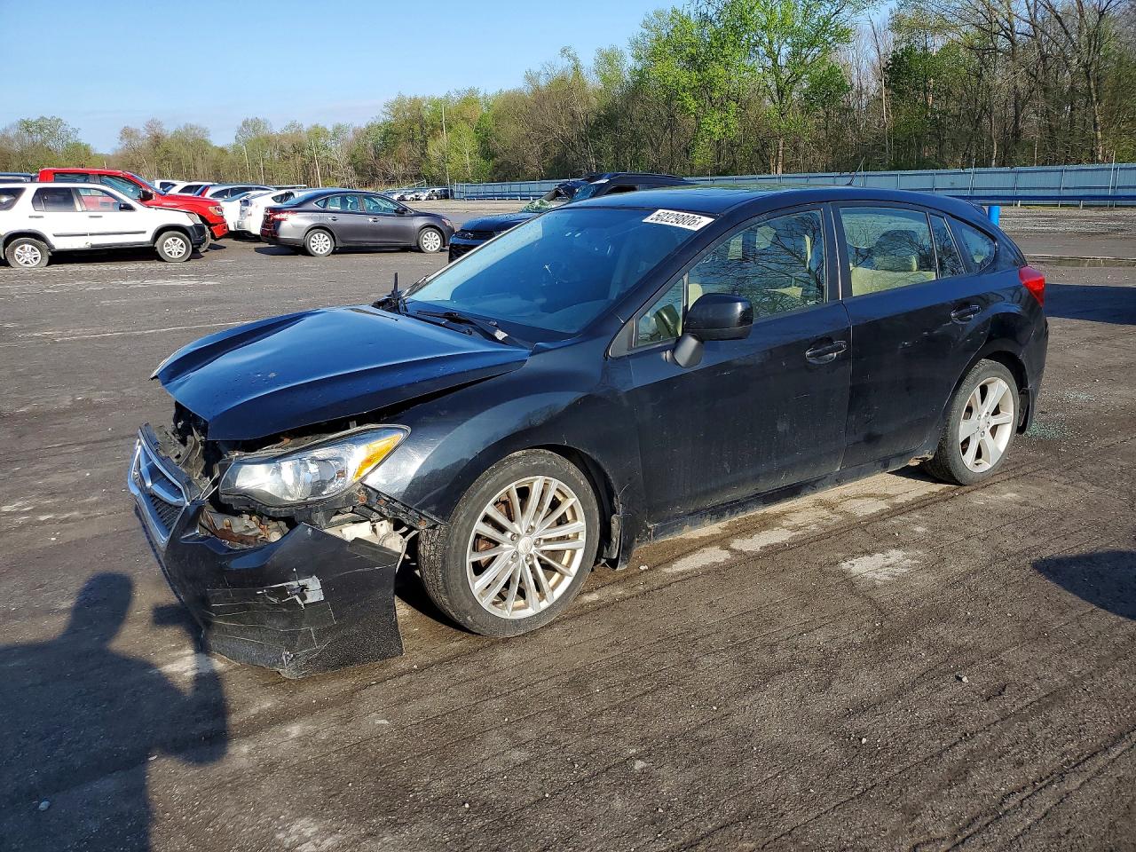 2013 Subaru Impreza Premium, VIN JF1GPAD67DH211028 — Front end