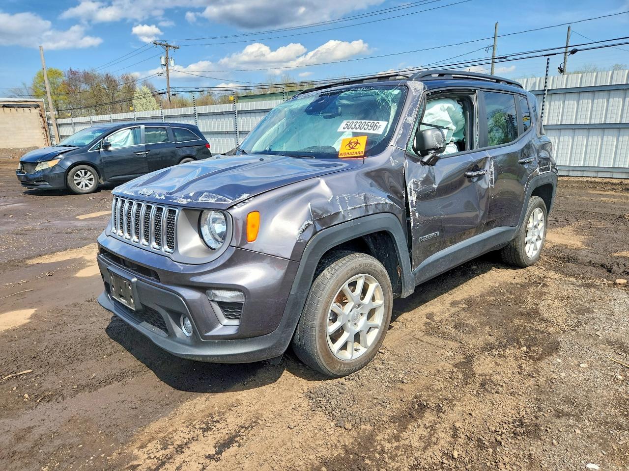 2021 Jeep Renegade Limited, VIN ZACNJDD16MPM53078 — Biohazard / chemical