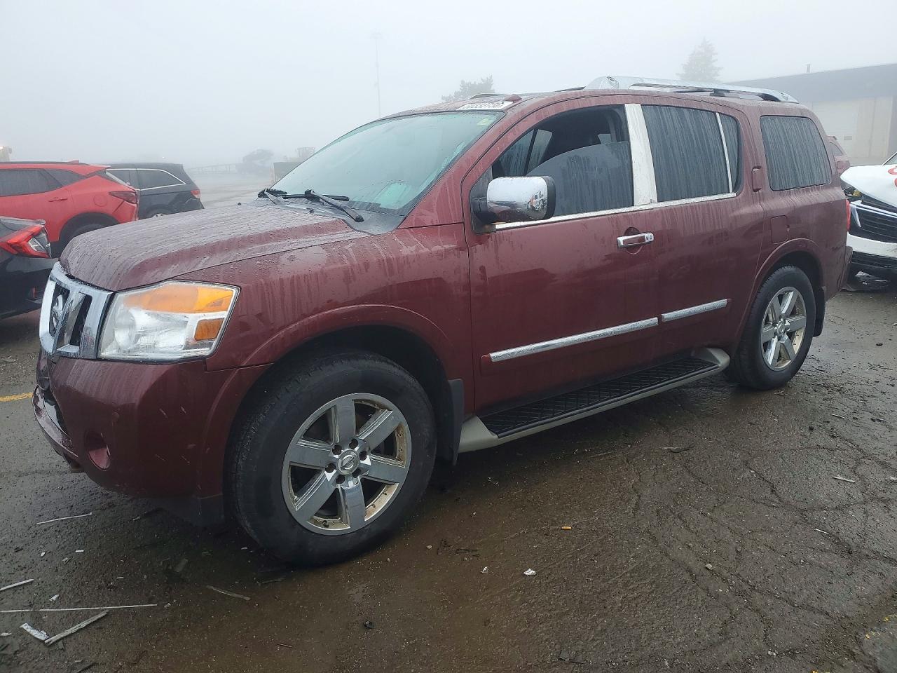 2011 Nissan Armada Platinum, VIN 5N1AA0NC3BN621318 — Front end