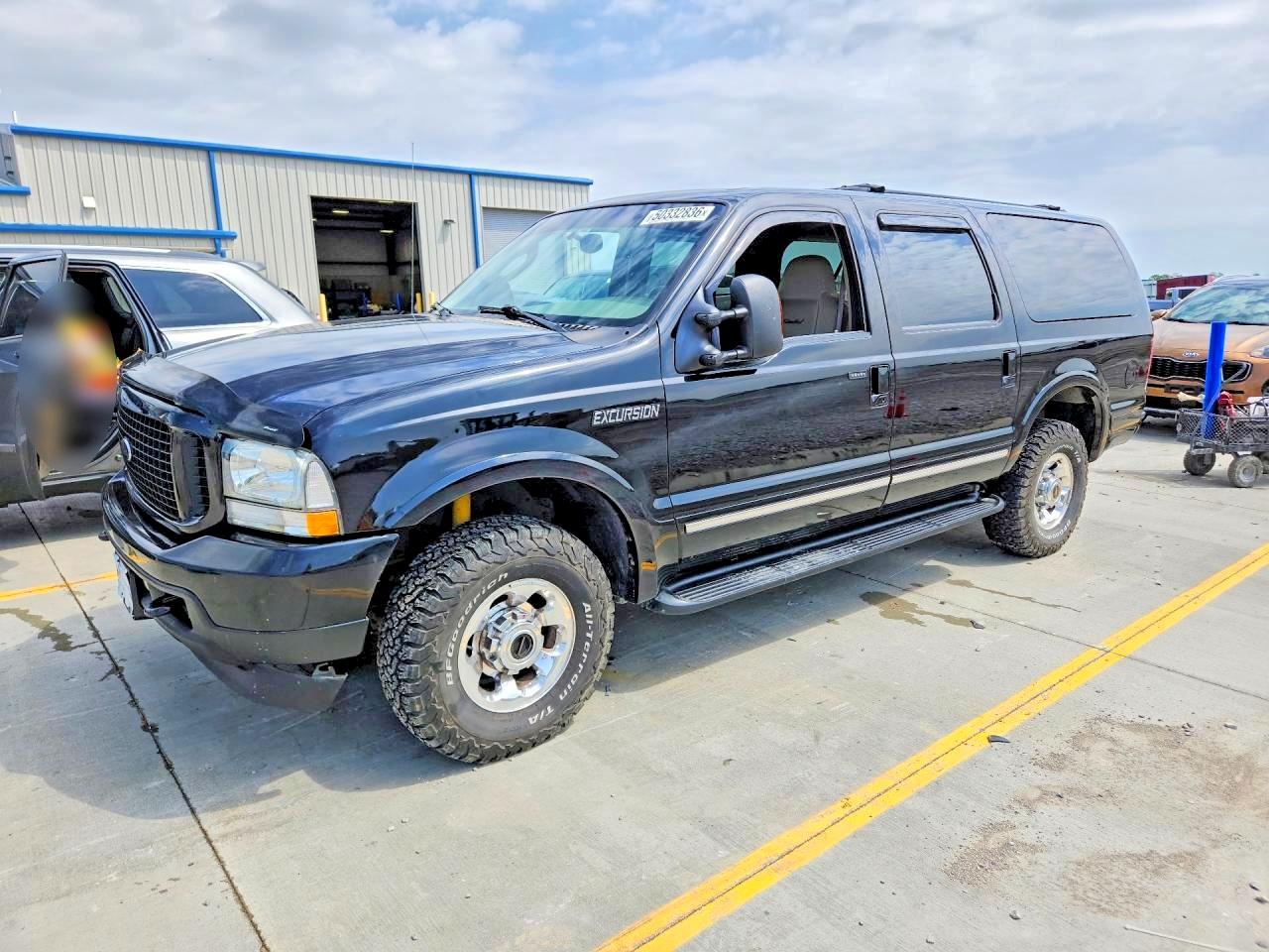 2004 Ford Excursion Limited, VIN 1FMSU43P94ED58828 — Water / flood