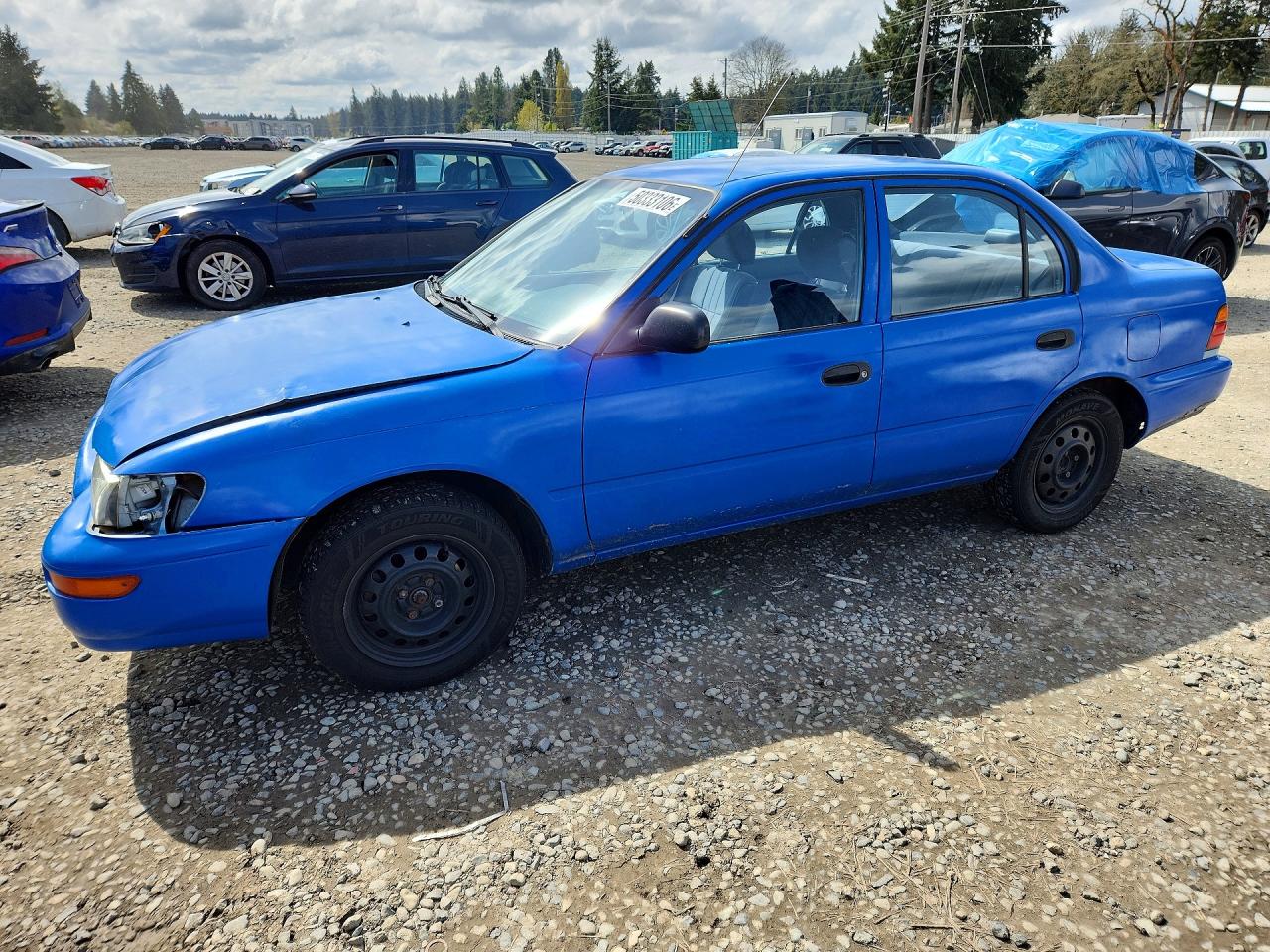 1994 Toyota Corolla, VIN JT2AE04B0R0053417 — Front end