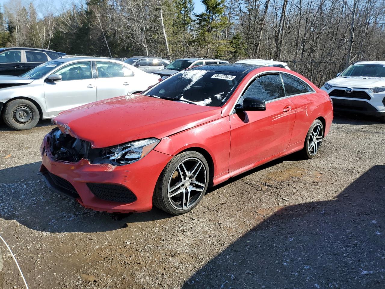 2016 Mercedes-Benz E 400, VIN WDDKJ6HB1GF326059 — Frame damage