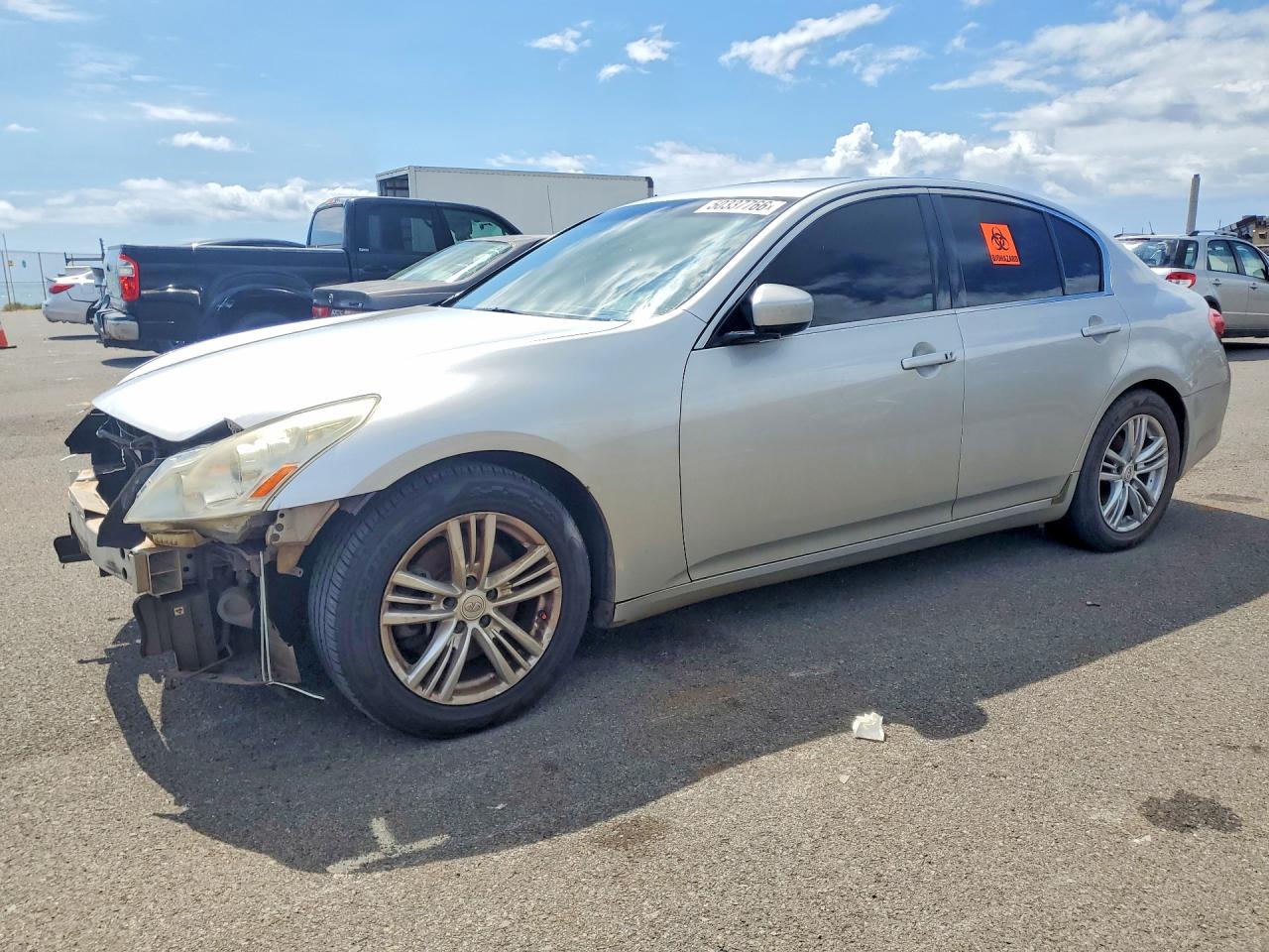 2013 Infiniti G37 Journey, VIN JN1CV6APXDM716614 — Water / flood