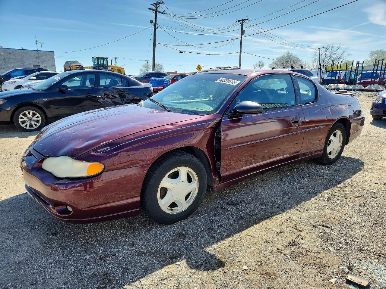 2004 Chevrolet Monte Carlo SS, VIN 2G1WX15K349285240 — Hail