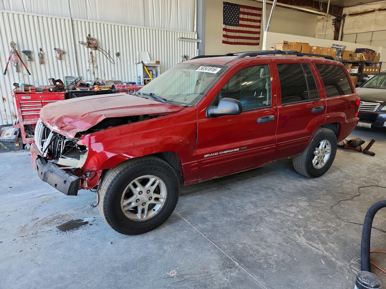 2004 Jeep Grand Cherokee Laredo, VIN 1J4GW48S74C201127 — Front end