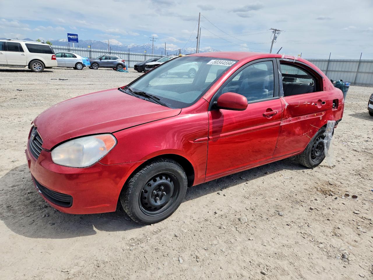 2011 Hyundai Accent GLS, VIN KMHCN4AC1BU616893 — Зад
