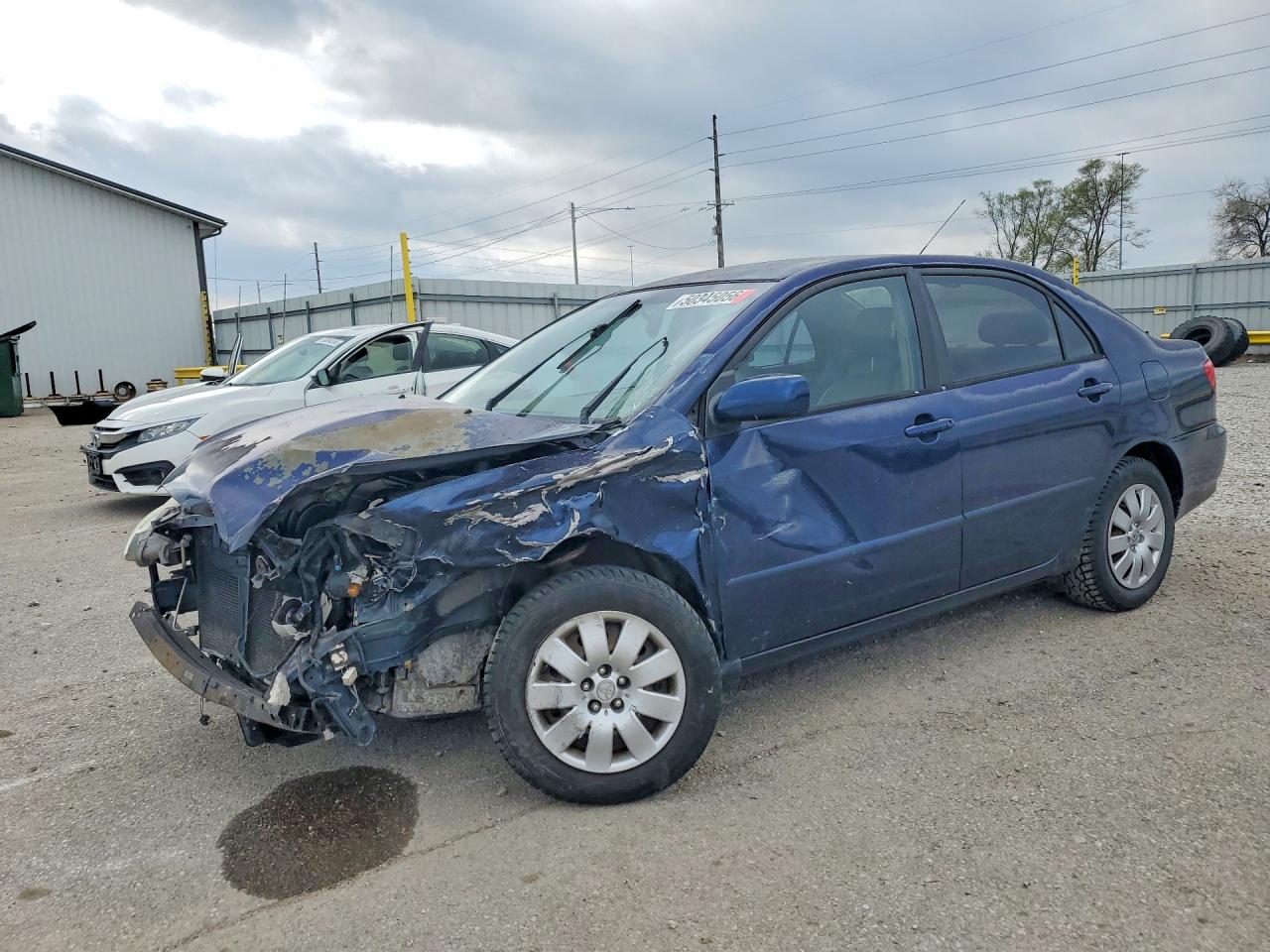2004 Toyota Corolla LE, VIN 1NXBR38E84Z249351 — Front end