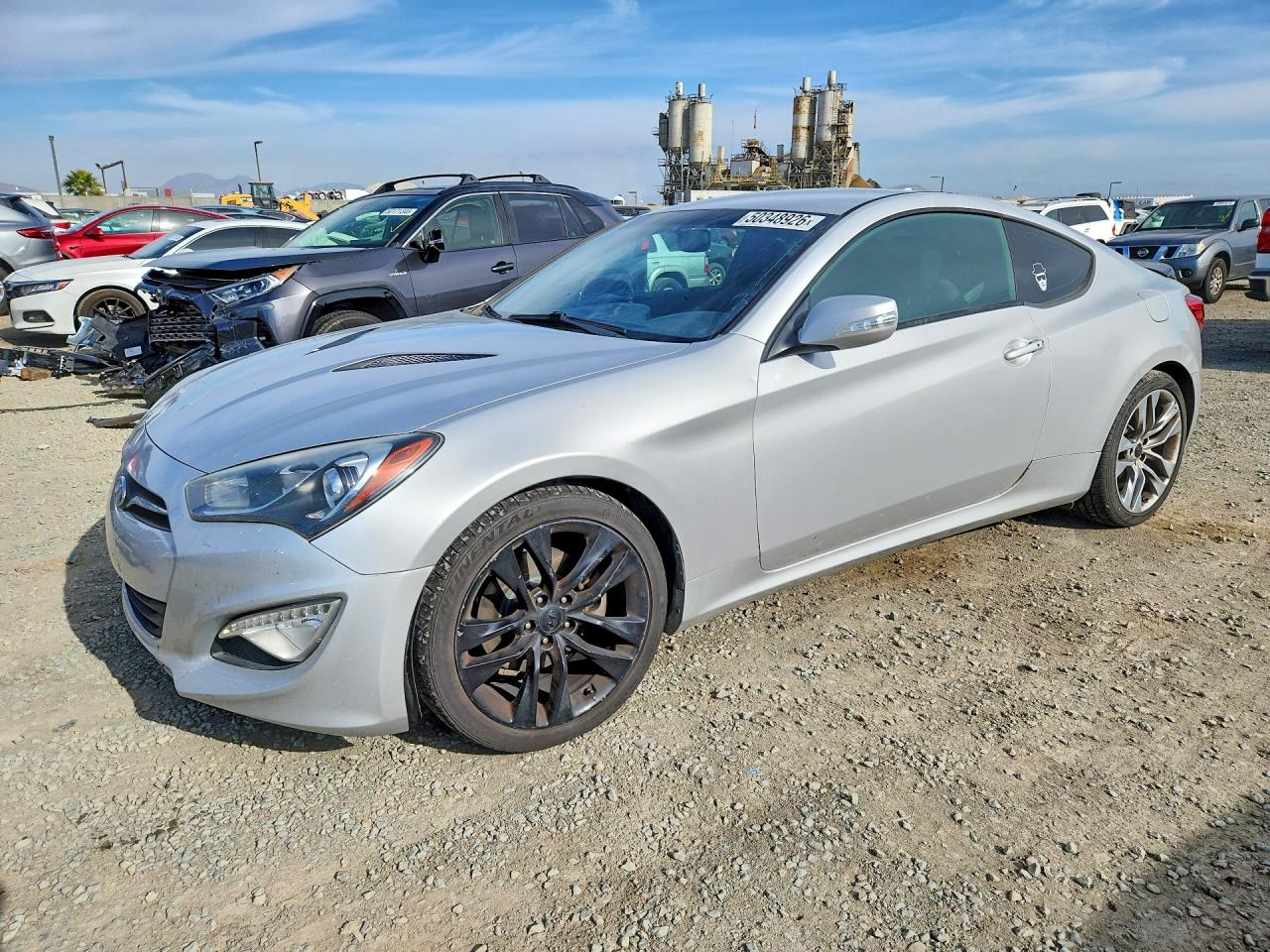 2016 Hyundai Genesis Coupe 3.8L Base, VIN KMHHT6KJ7GU133615 — Minor dents and scratches