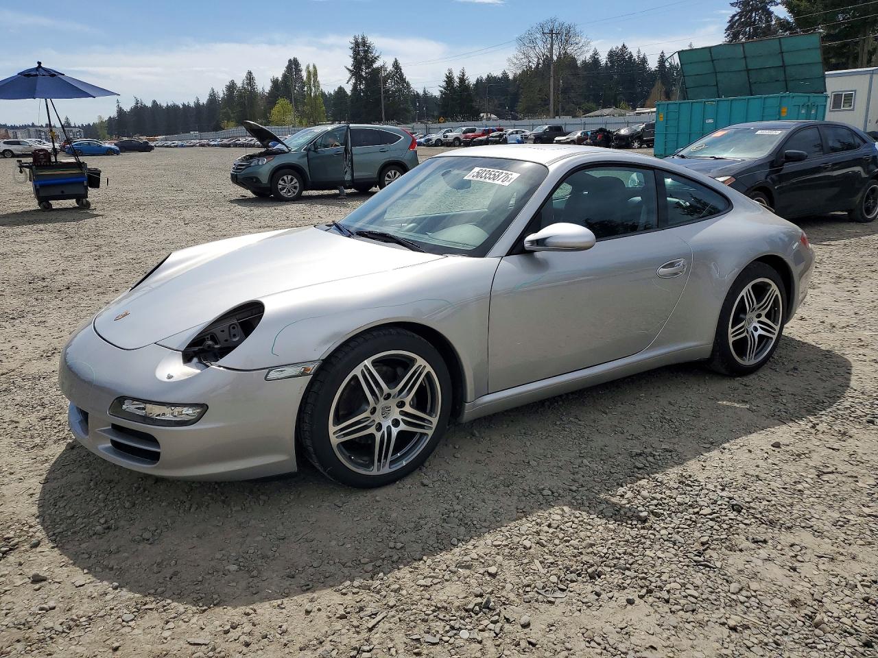 2005 Porsche 911 Carrera 997, VIN WP0AA29945S717186 — Front end