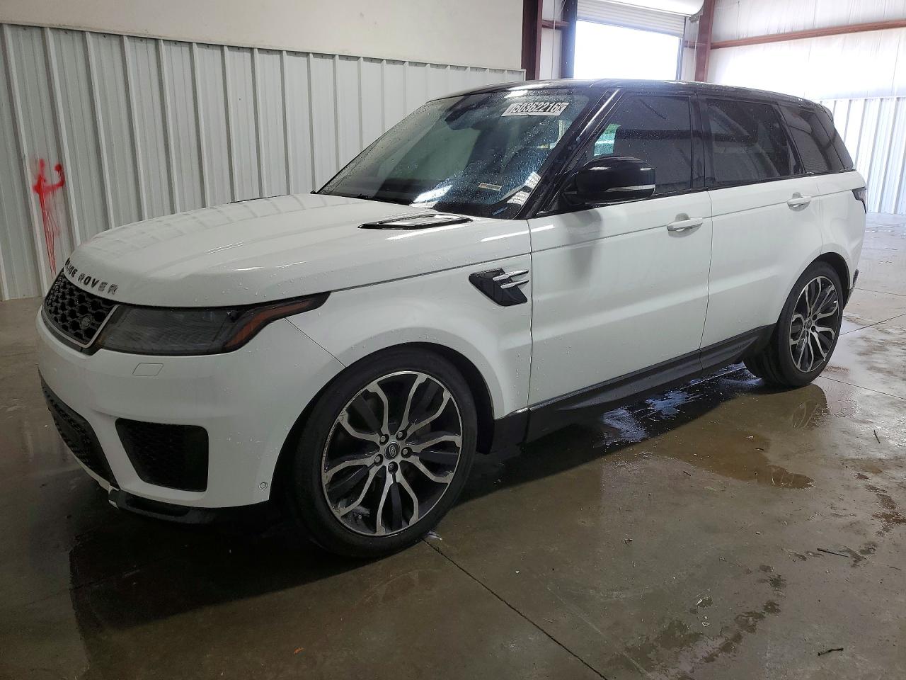 2020 Land Rover Range Rover Sport HSE, VIN SALWR2SU4LA703863 — Engine fire